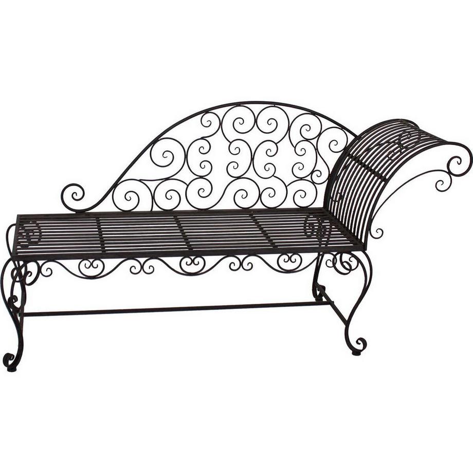 Gartenbank Lamington Stahlbraun 163