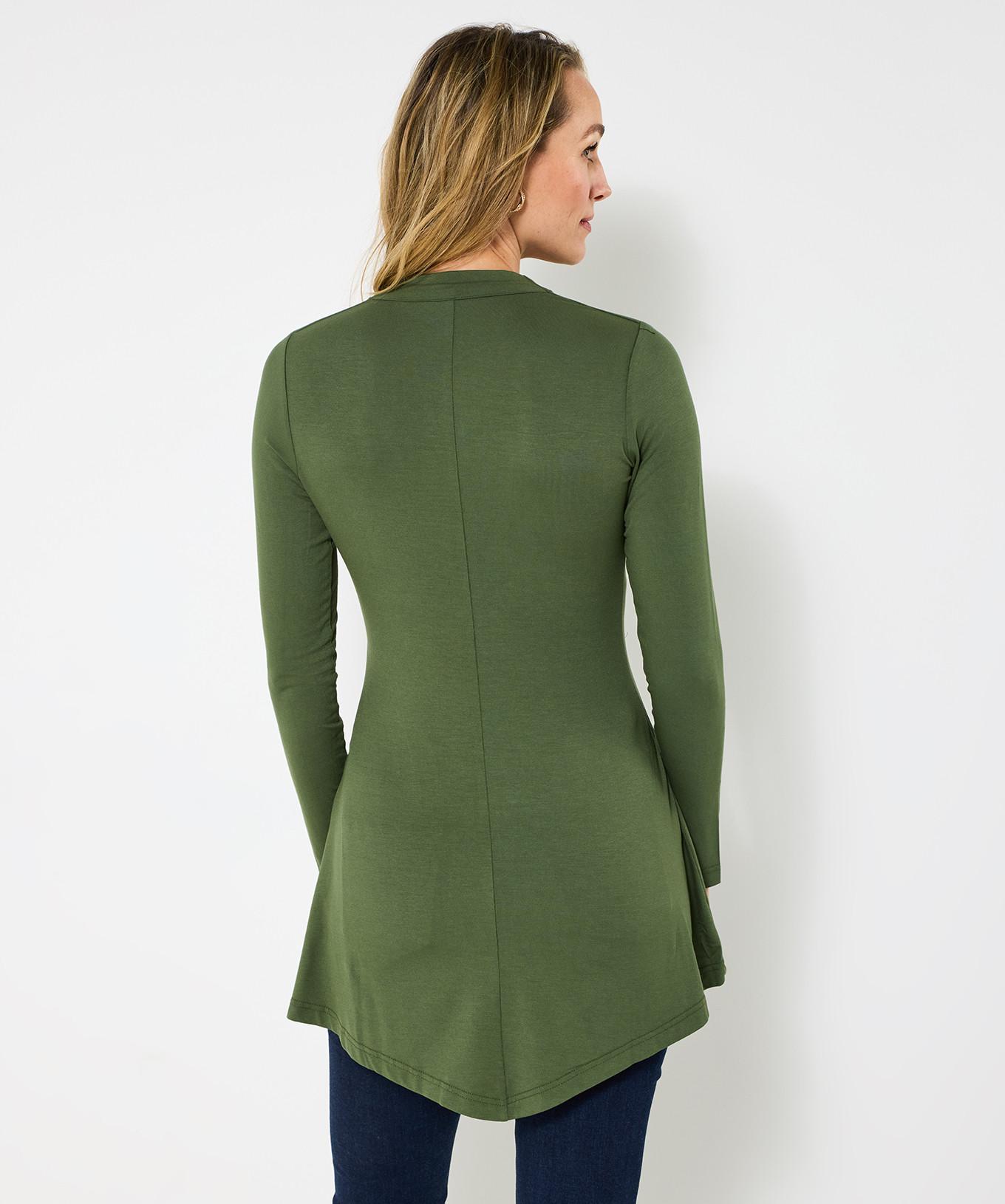 Joe Browns Figurbetonte Tunika Asymmetrischer Saum Langarm  