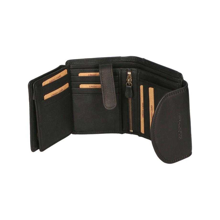 Hill Burry Portafoglio compatto con protezione RFID  
