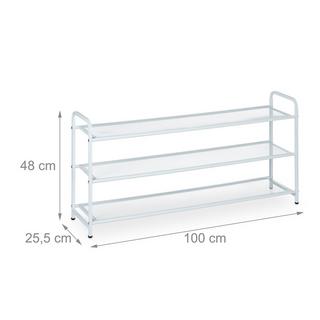 B2X Scarpiera in metallo per 12 paia di scarpe  