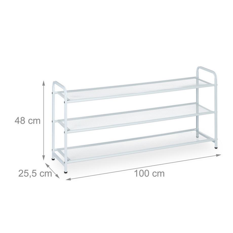 B2X Scarpiera in metallo per 12 paia di scarpe  