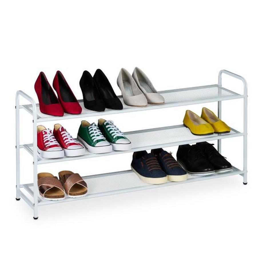 Scarpiera in metallo per 12 paia di scarpe