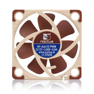 Noctua  NF A4x10 PWM Case per computer Ventilatore 4 cm Beige, Rosso 