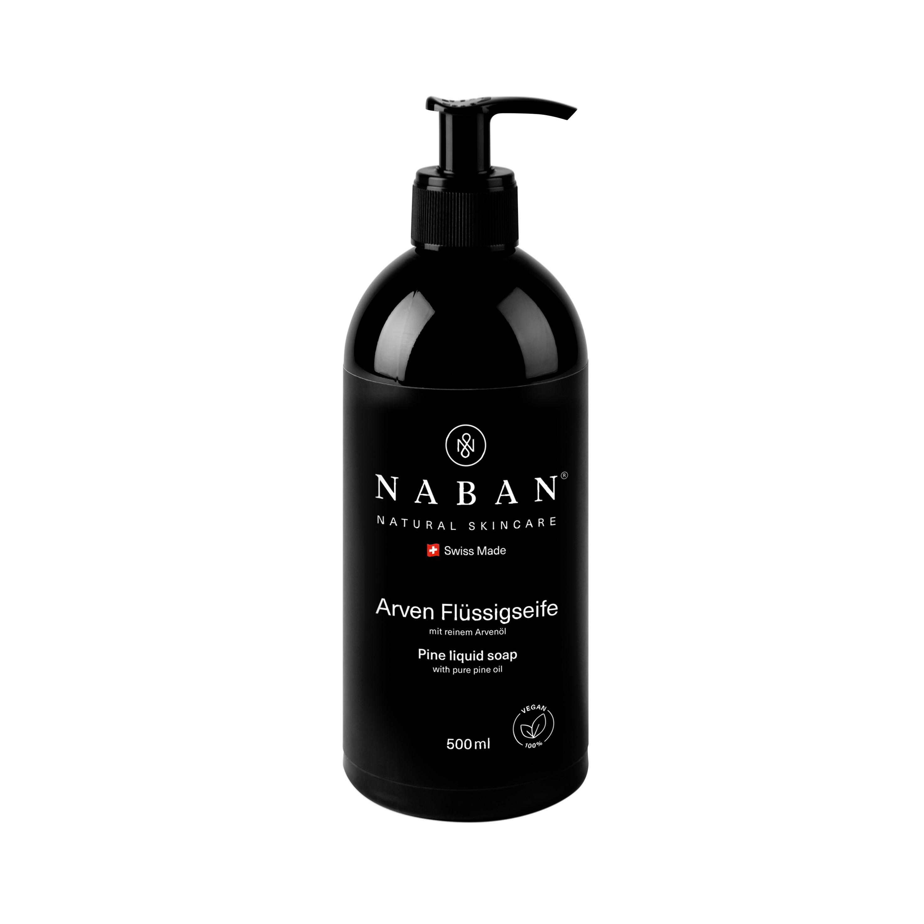 NABAN  NABAN Arven Flüssigseife inkl. Wandhalterung  Pine liquid soap  500ml 