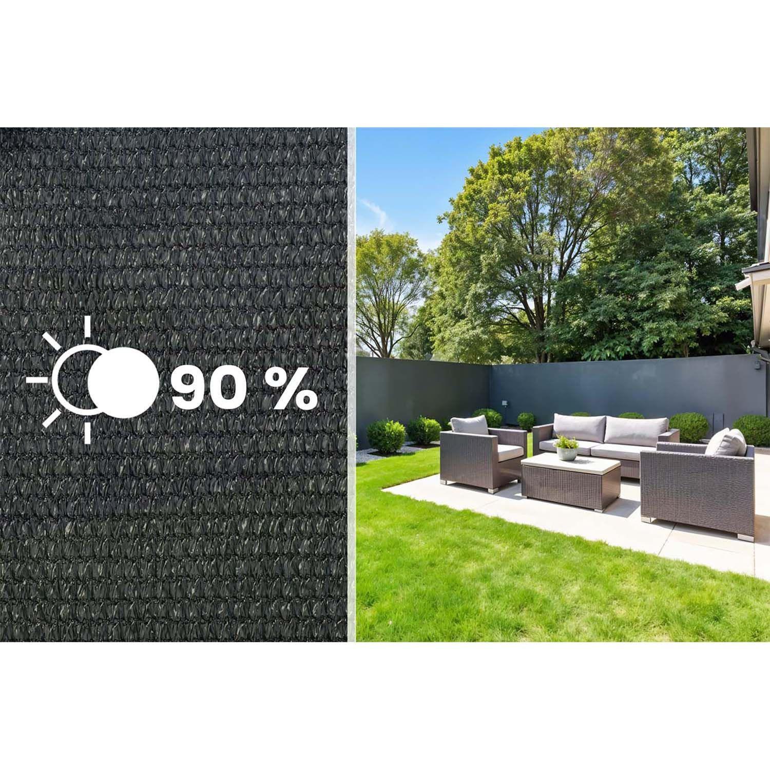 B2X Schattennetz 140g/m² + 50 Klammern  