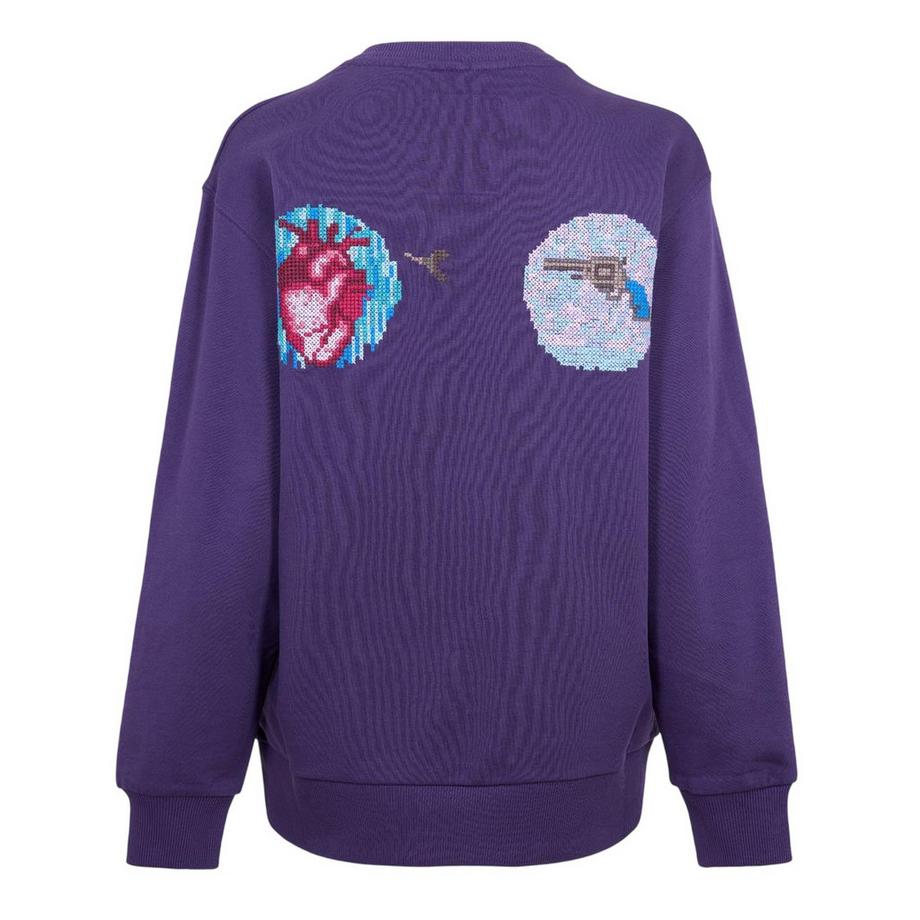 DIADORA Sweat à Manches Longues Côtelé  