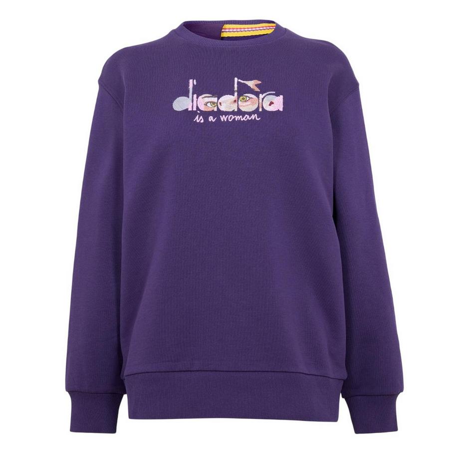 DIADORA Sweat à Manches Longues Côtelé  
