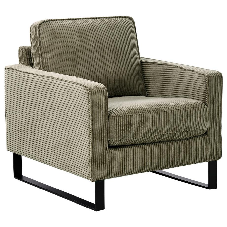 Beliani Sessel aus Cord Retro VIND  