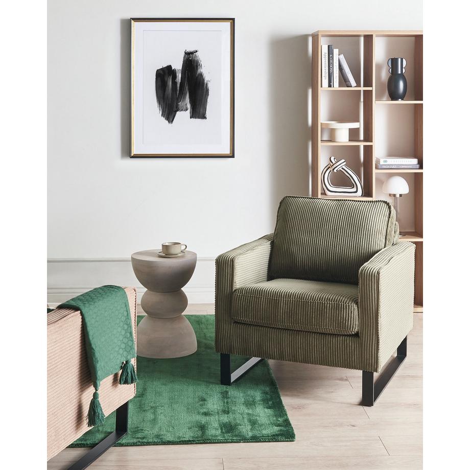 Beliani Sessel aus Cord Retro VIND  