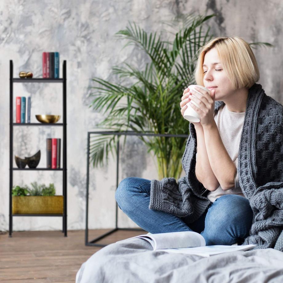 Northix Bücherregal mit 4 Regalen  