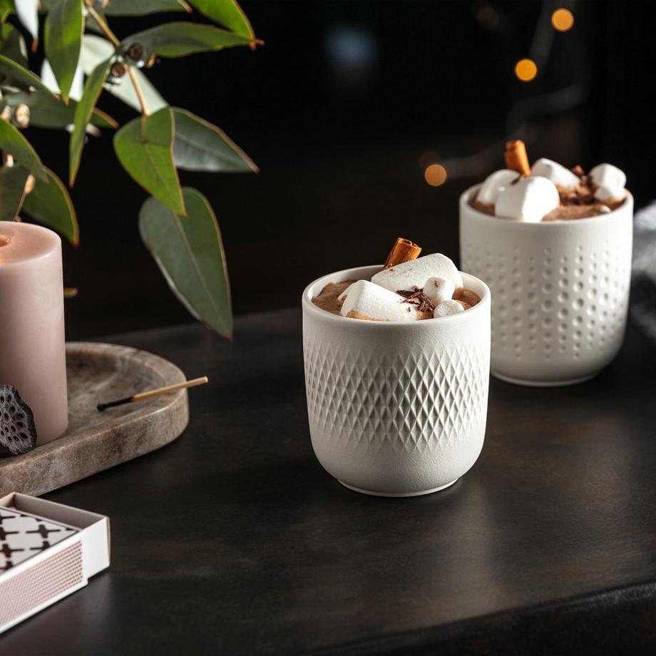 Villeroy & Boch Mug set 2pcs. Manufacture Collier blanc  