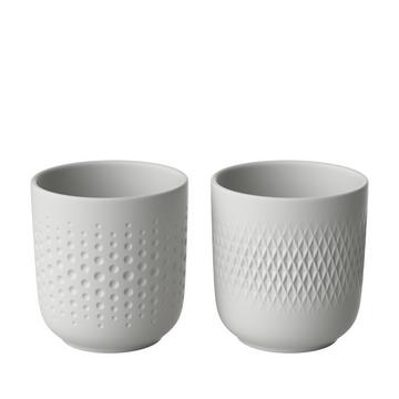 Mug set 2pcs. Manufacture Collier blanc