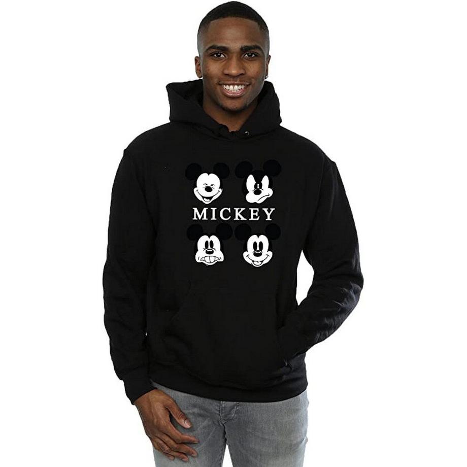 MICKEY MOUSE Stampa Felpa con Cappuccio  