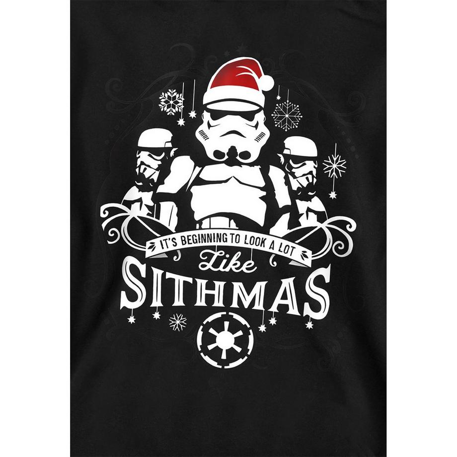 STAR WARS  It's Beginning To Look A Lot Like Sithmas Felpa Con Cappuccio Natale 