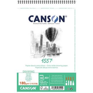 CANSON CANSON Skizzenpapier A5 31412A003 180g, weiss  