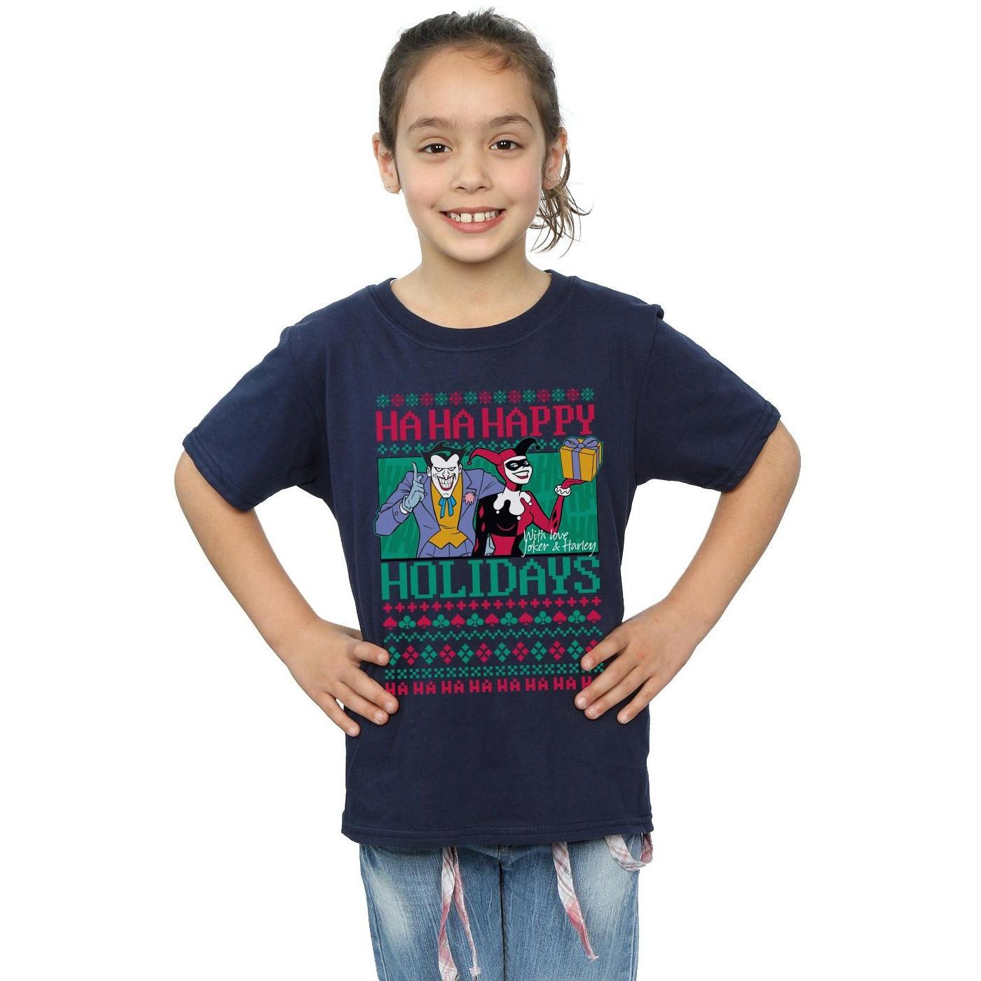 DC COMICS  Ha Ha Happy Holidays TShirt 