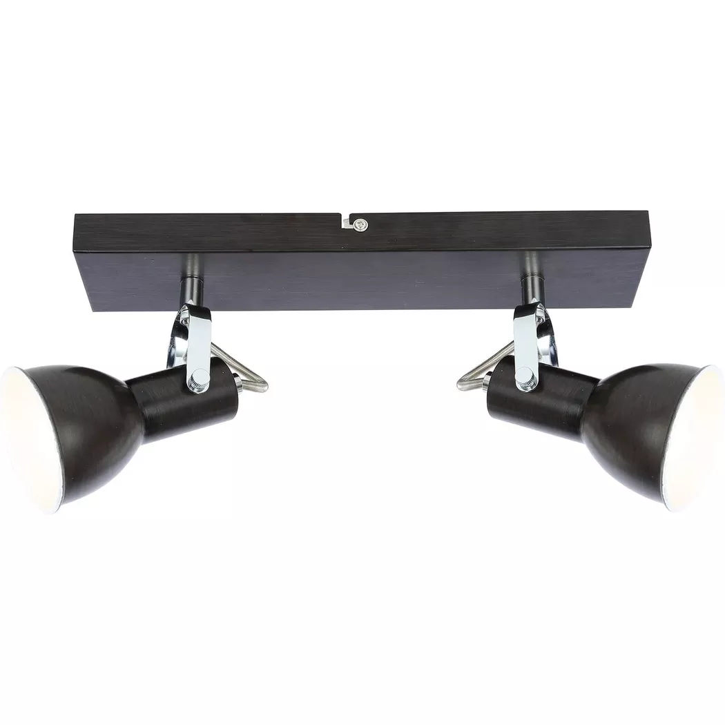 mutoni – Deckenleuchte Metall 2xE14, One Size, Schwarz