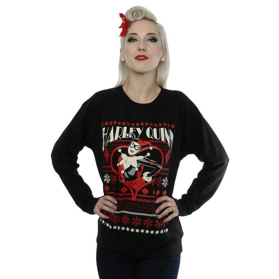 DC COMICS Harley Quinn Weihnachts-Sweatshirt  
