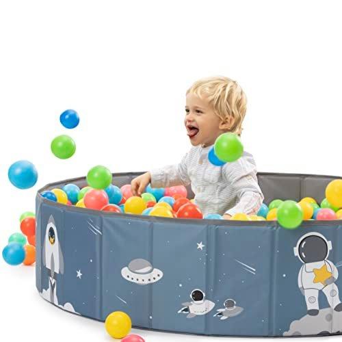 Activity-board  Bain de boule. Parc bébé bain de boules enfants. Bain de boule rond. Bains à balles Sans balles. Bain à boules extérieur XL-120x30cm. Imperméable. (Balles non incluses) 