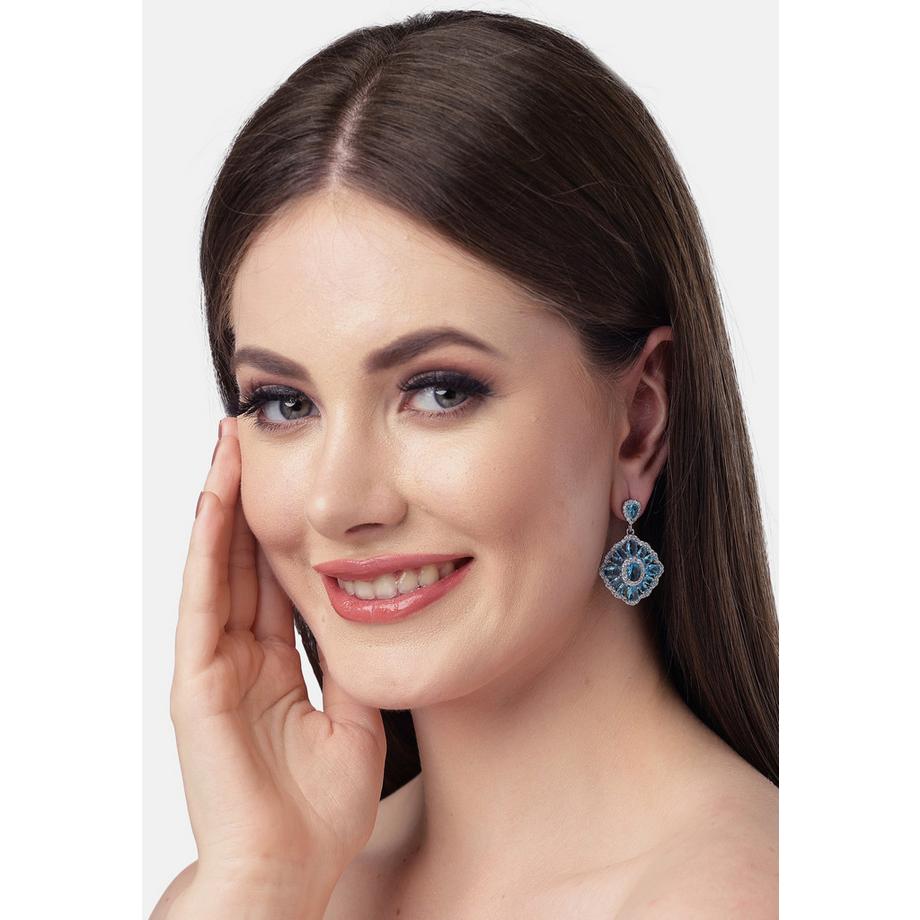 AVANT-GARDE PARIS  Diva Kollektion Cubic Zirconia Statement Ohrringe 