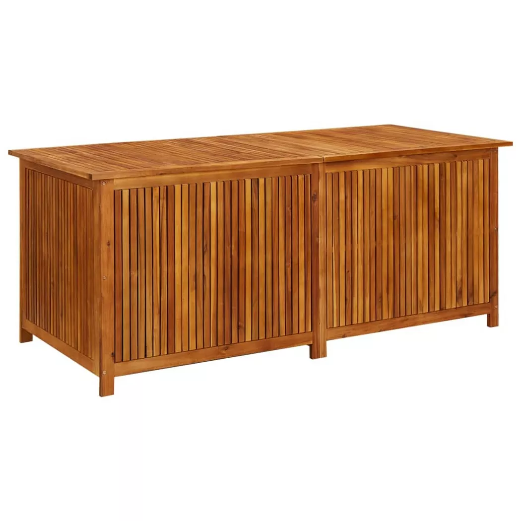 vidaXL Garten-Aufbewahrungsbox 175x80x75 cm Massivholz Akazie