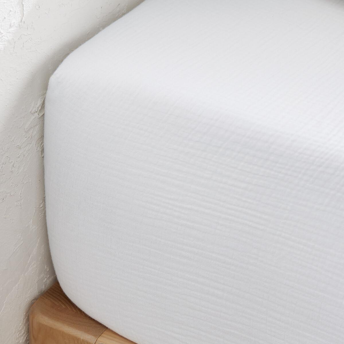 La Redoute Intérieurs Drap-housse Kumla en mousseline de coton  