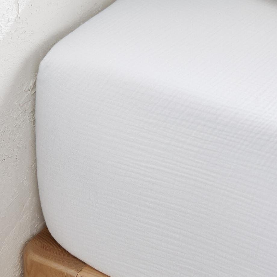 La Redoute Intérieurs Drap-housse Kumla en mousseline de coton  