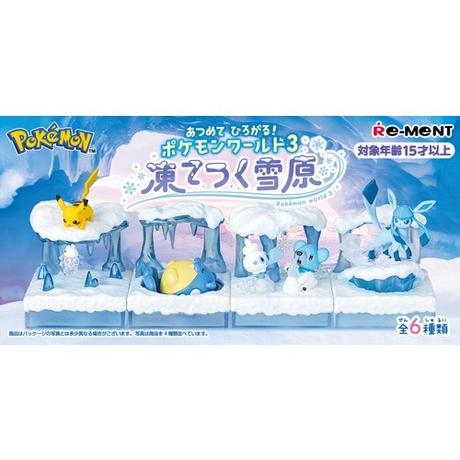 The Pokemon Company  Re-ment Pokemon World Vol.3 - Frozen Snow Field (1 Random) 