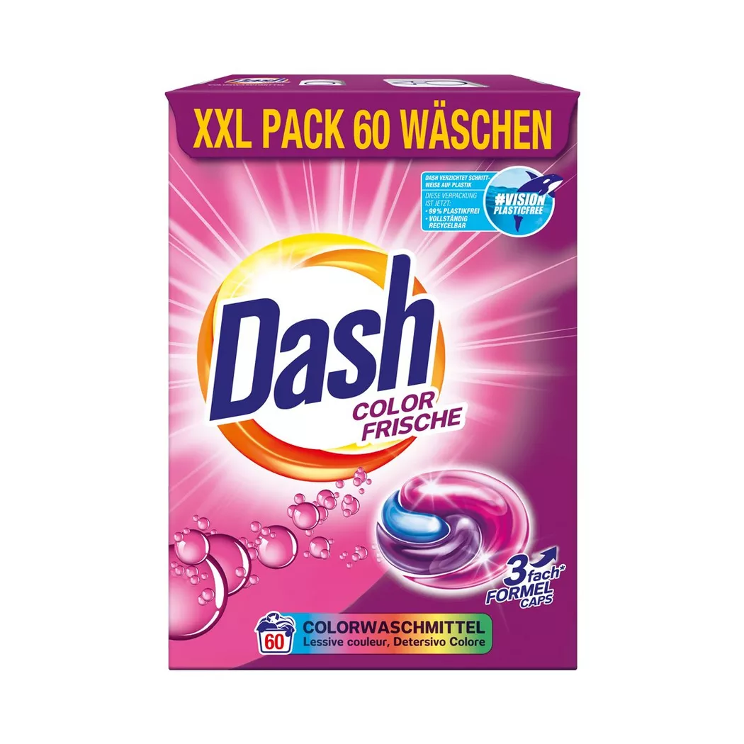DASH - Waschmaschinencaps 3in1 Color Frische, One Size