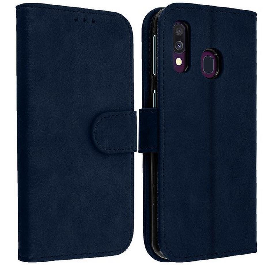 Klapphülle Samsung Galaxy A40 Dunkelblau