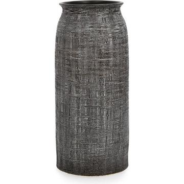 Vase Chypre gris foncé 18x18x40