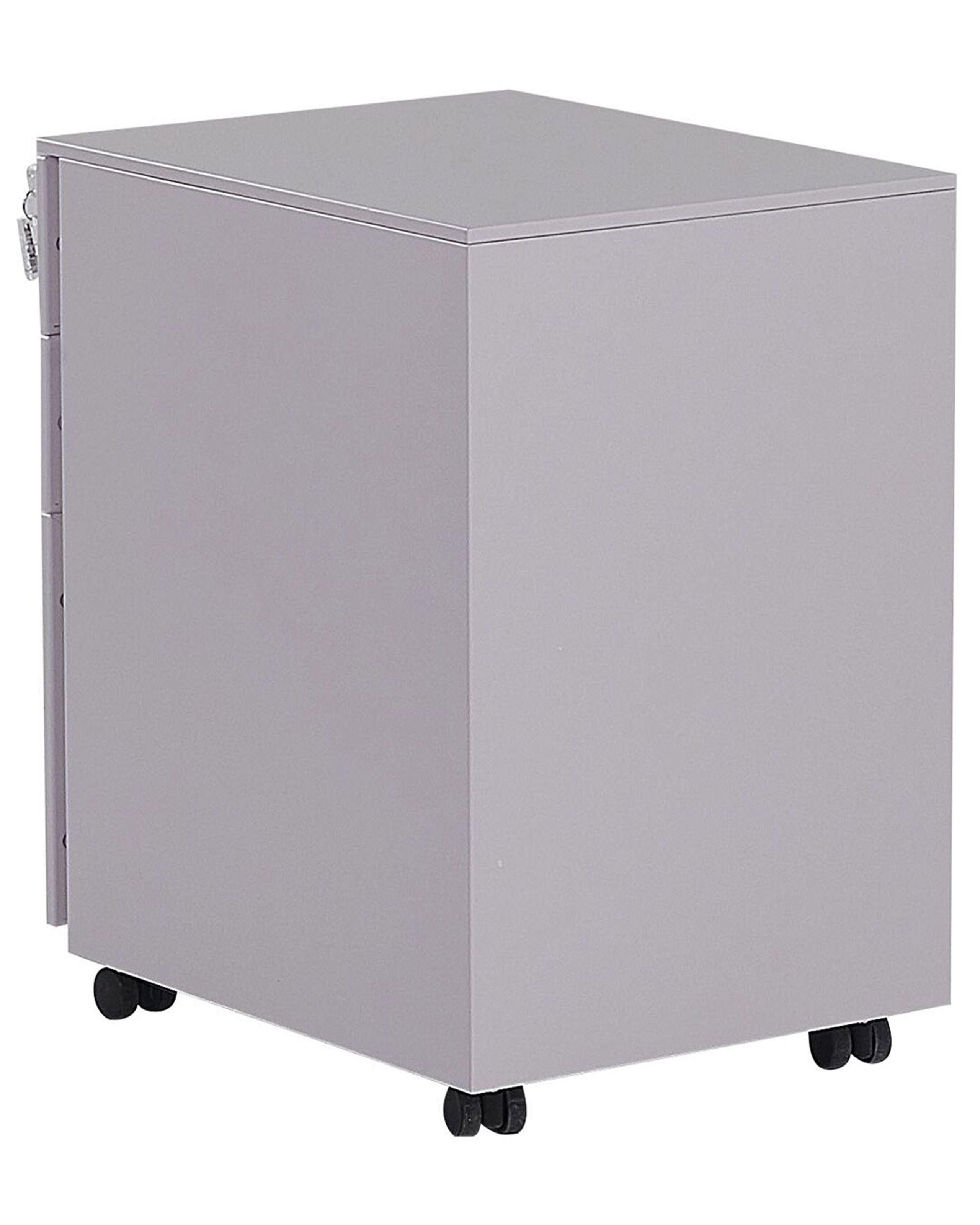 Beliani Armadietto da ufficio en Acciaio Moderno CAMI  