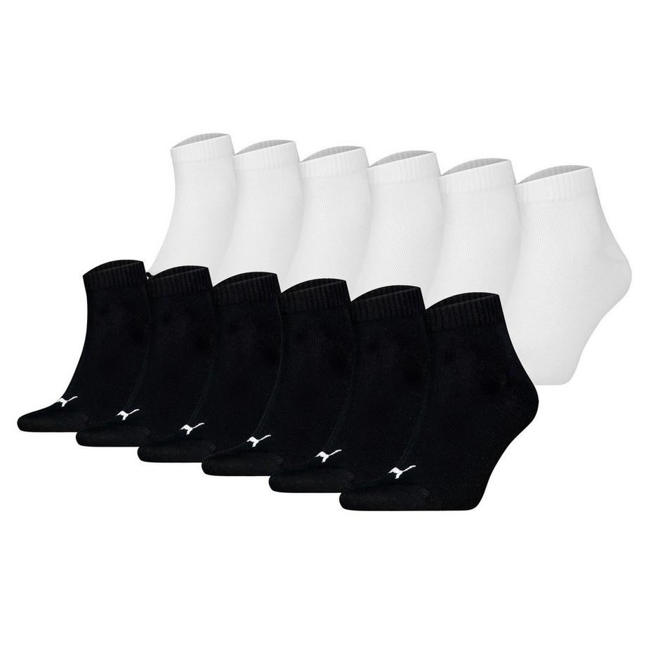 Socken  12er Pack Stretch-Quarter Plain ECOM 12P