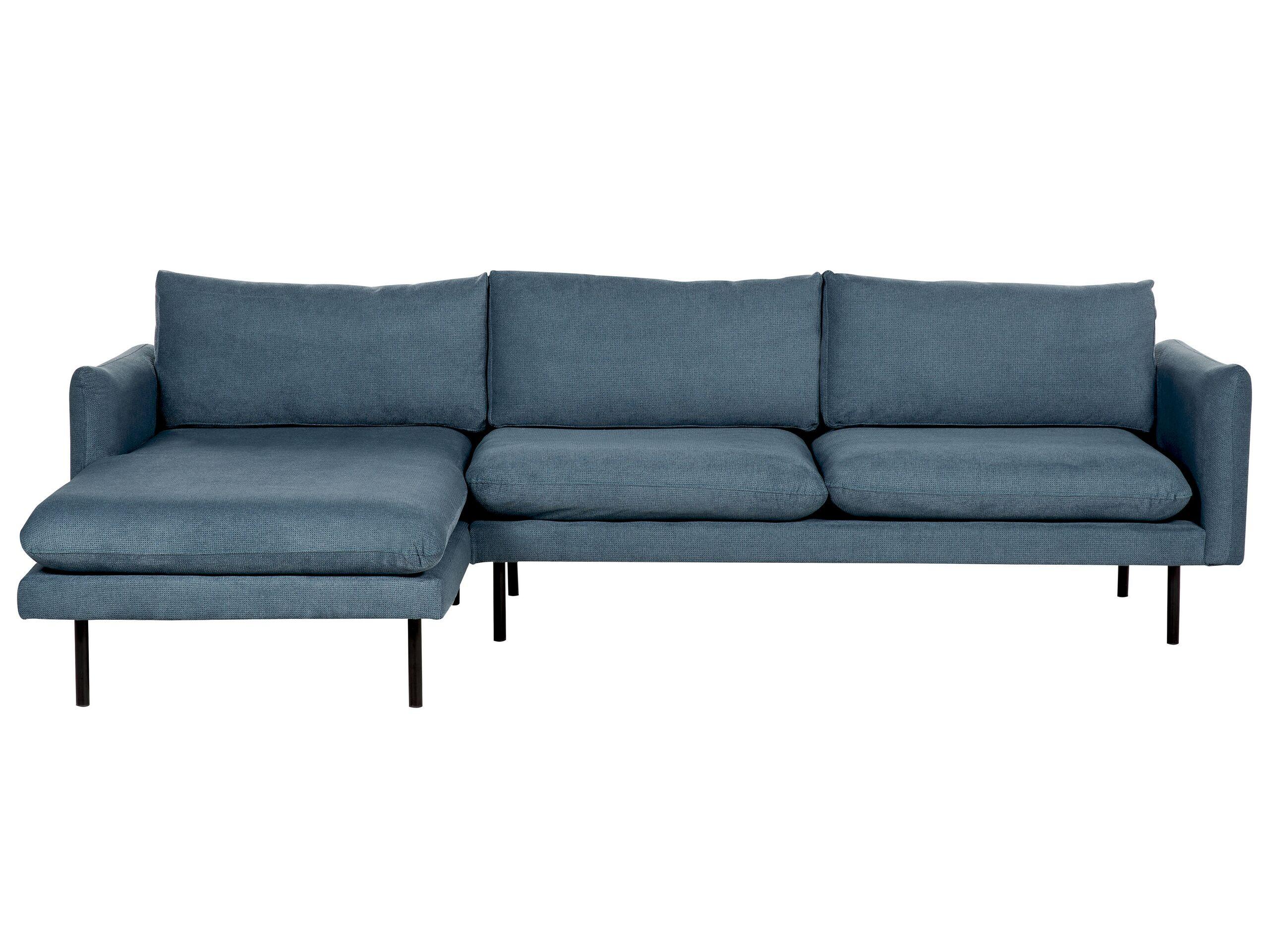 Beliani Ecksofa aus Chenillegewebe Modern VINTERBRO  