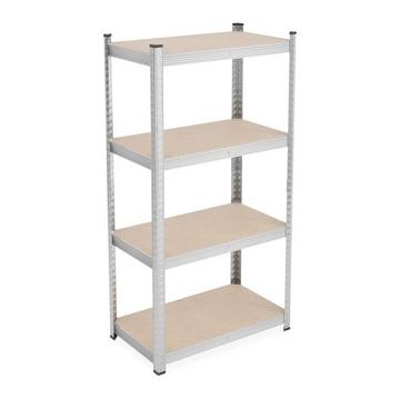 Verzinkte Schwerlastregale mit 4 Ebenen