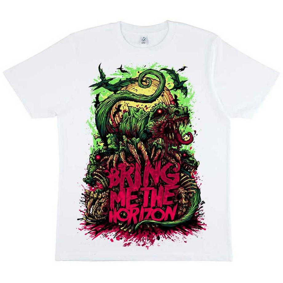 Bring Me The Horizon Bring Me The Horizon Dinosaurier Grafikdruck T-Shirt  