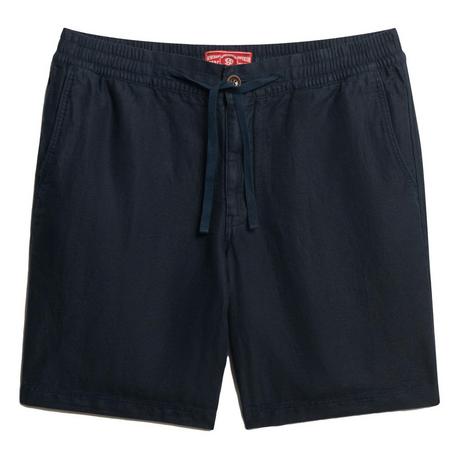 Superdry Merchant Leinen Bermuda Shorts Bequemer Schnitt  