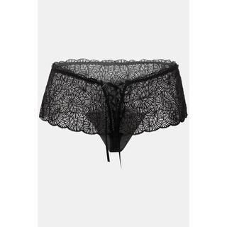 Ulla Popken  Culotte stretch, laçage, entrejambe ouvert 