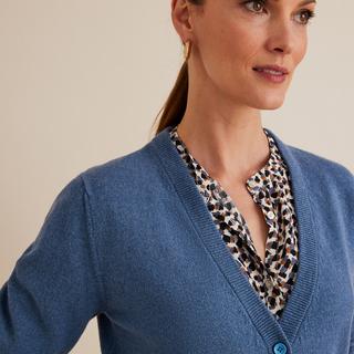 La Redoute Collections  Cardigan mit Knopfverschluss 