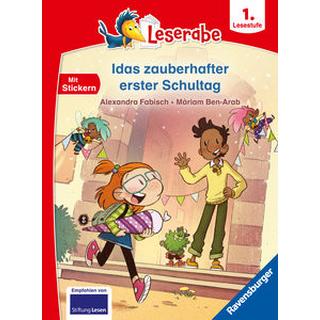 Idas zauberhafter erster Schultag - lesen lernen mit dem Leseraben - Erstlesebuch - Kinderbuch ab 6 Jahren - Lesenlernen 1. Klasse Jungen und Mädchen (Leserabe 1. Klasse) Fabisch, Alexandra; Ben-Arab, Màriam (Illustrationen) Gebundene Ausgabe 