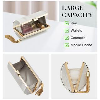 Only-bags.store Pochette Elégante Franges Chaîne  