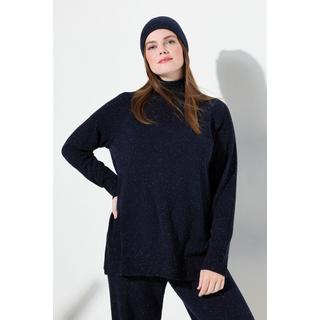 Ulla Popken  Rollkragen-Pullover, Noppen, Langarm, Biobaumwolle 