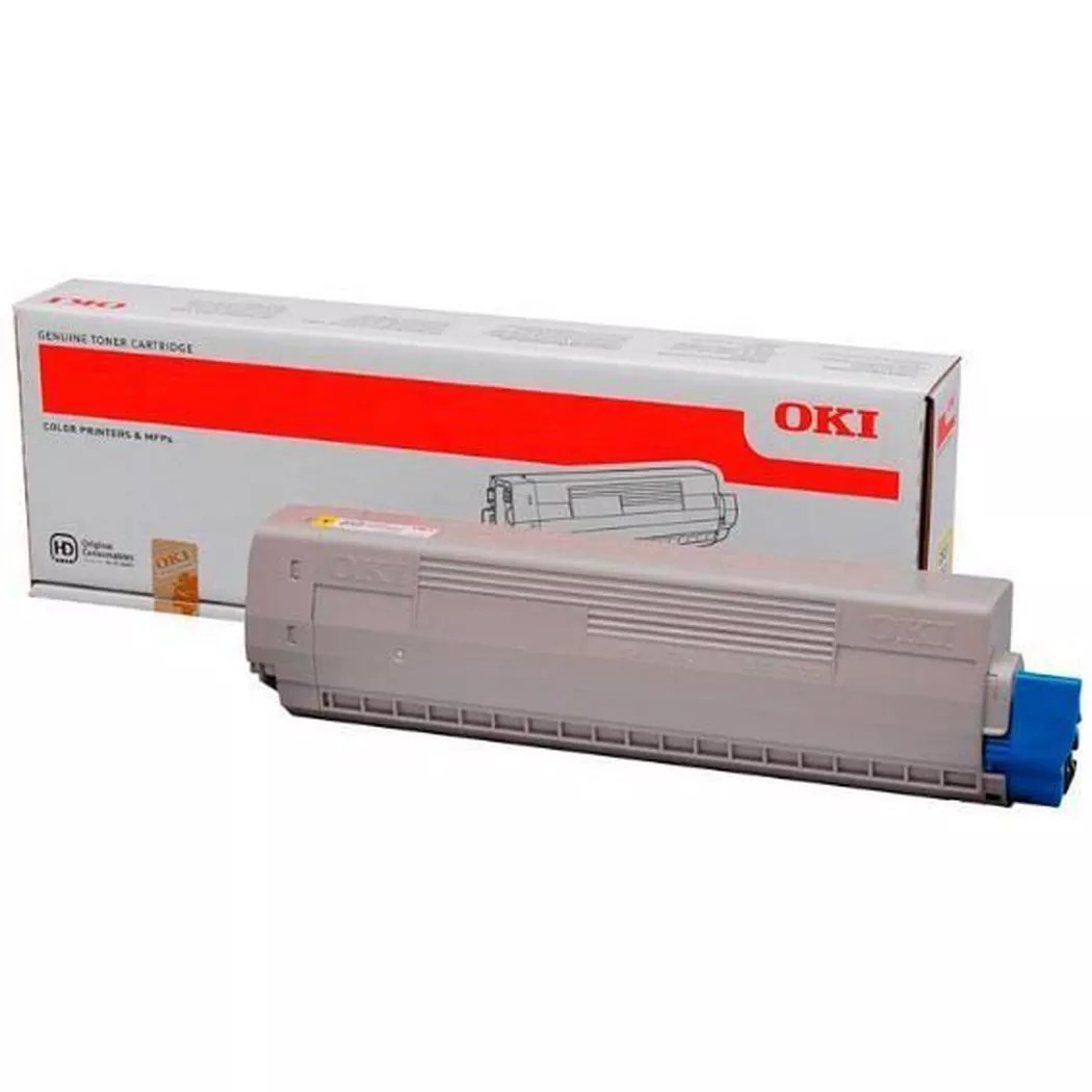 OKI – Toner yellow 44844505 C831/C841 10’000 Seiten, Grau, One Size