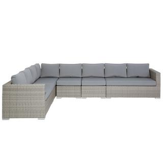 Beliani Lounge Set aus PE Rattan Modern XXL  