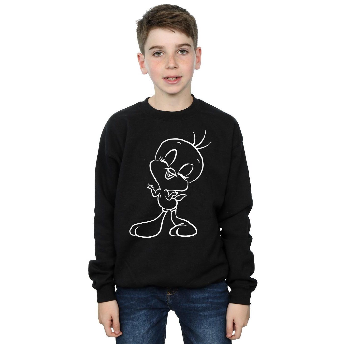 LOONEY TUNES  Tweety Pie Outline Sweatshirt 