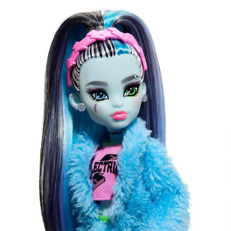 Mattel  Monster High Frankie mit Pyjamapartyzubehör 