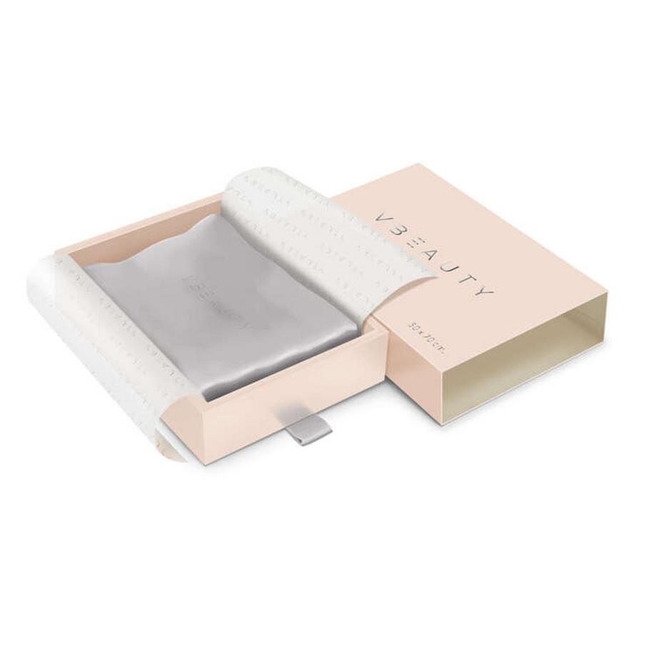 VBEAUTY Seidenkissenbezug und Masken Set Anthrazit  