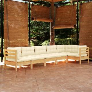 VidaXL Salon de jardin bois  