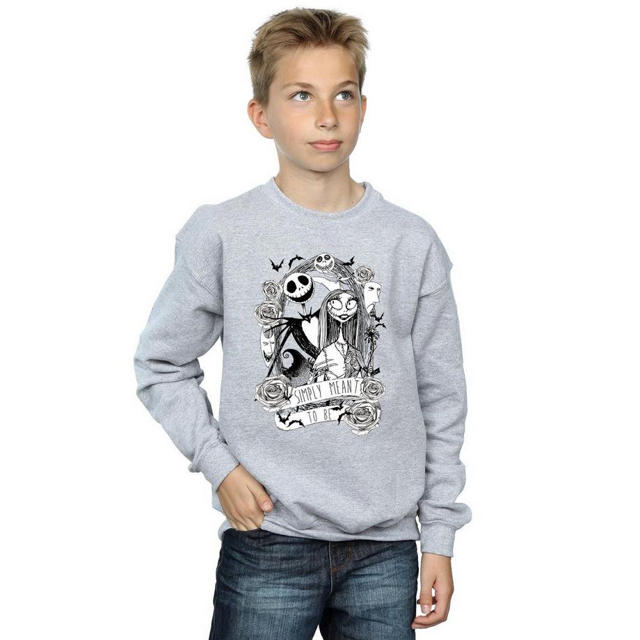 Disney  Nightmare Before Christmas Simply Meant To Be Sweatshirt 