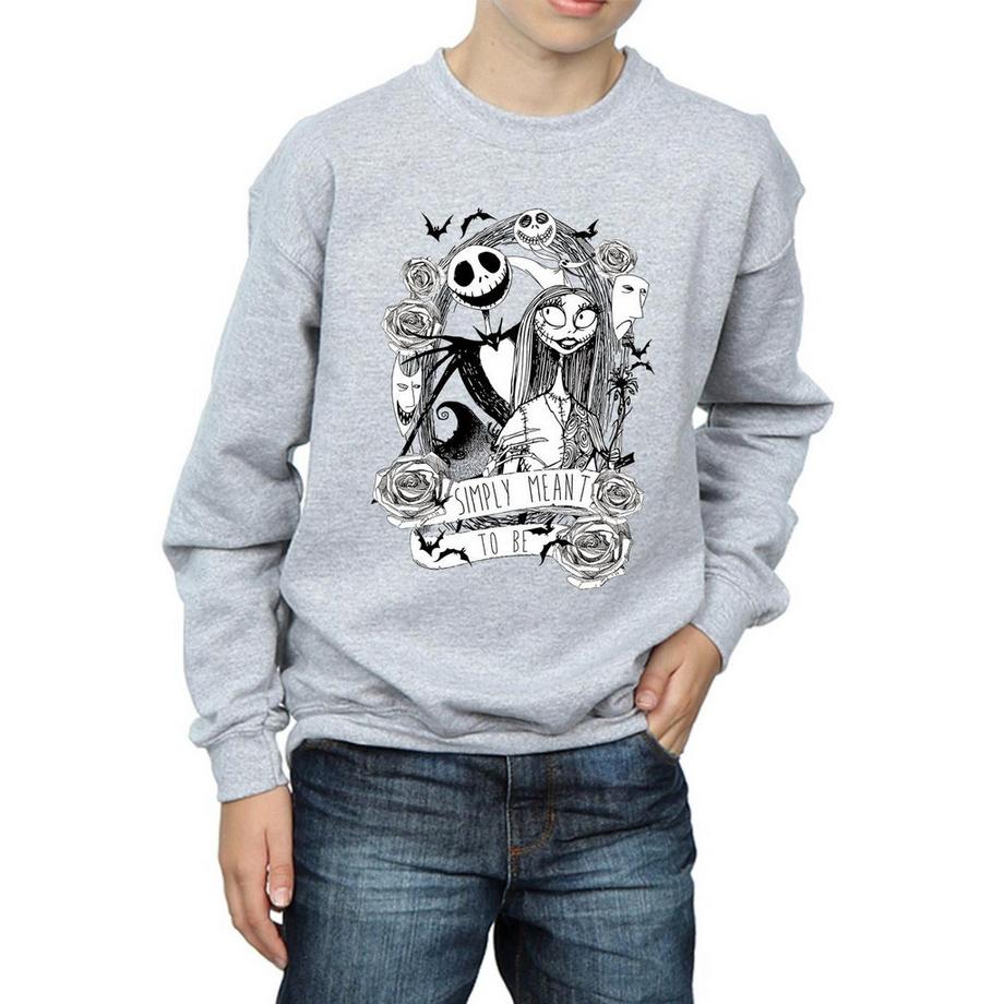 Disney  Nightmare Before Christmas Simply Meant To Be Sweatshirt 